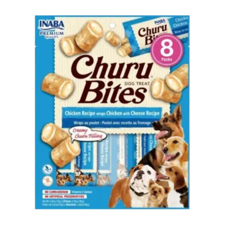 Churu Inaba Perro - Envueltos de Pollo y Queso
