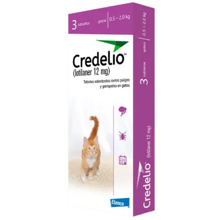 Credelio - Tableta Saborizadas Contra Pulgas Y Garrapatas de 0.5 - 2.0 kg