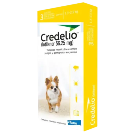 Credelio - Perros de 1,3 - 2,5 kg