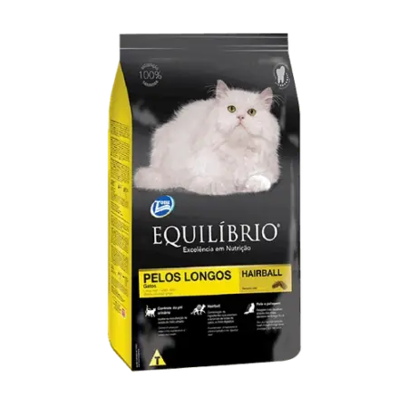 Equilibrio Gato Adulto Pelos Largos