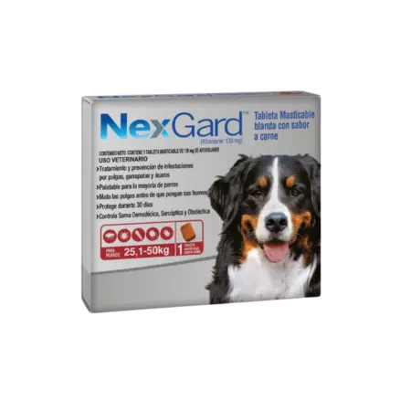 NexGard - Perros De 25.1 Hasta 50 Kg.