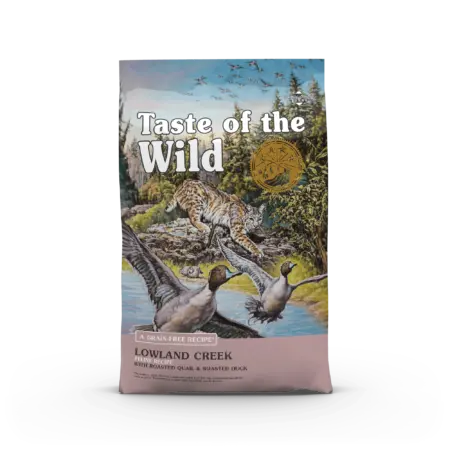 Taste of the Wild - Lowland Creek Feline con Codorniz y Pato Asado